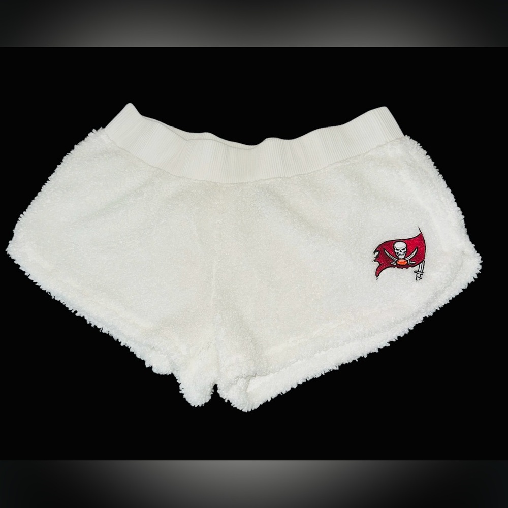 Team Apparel Tampa Bay Buccaneers White Fleece Athletic Shorts loungewear szL